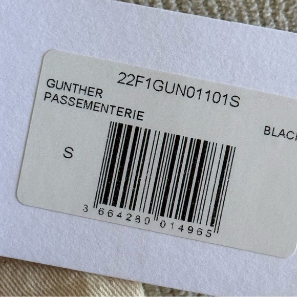 Destree Black Leather Bag Passementerie Rope Detail - Picture 4 of 5